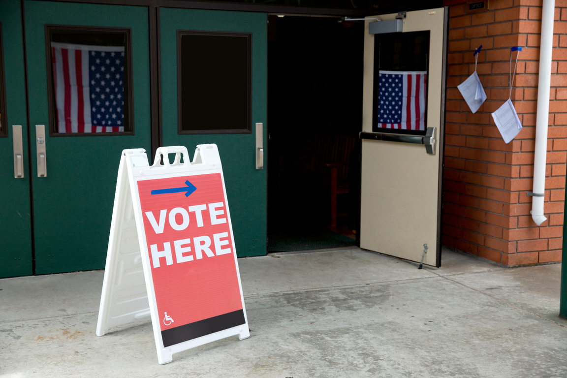 Election Day: Polling place